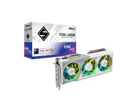 ASROCK Intel Arc B580 Steel Legend 12GB OC B580 SL 12GO