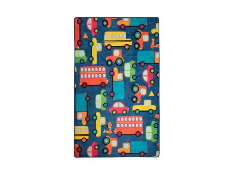 Conceptum Hypnose Multicolor tepih Cars Blue 100 x 160 (876CHL1147)