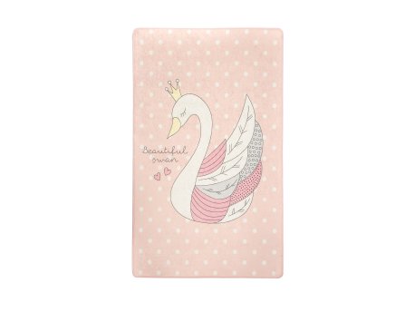 Conceptum Hypnose Multicolor tepih sa printom Swan Pink 100 x 160 (876CHL1077)