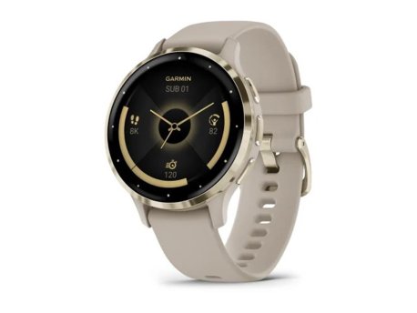 GARMIN Venu 3S French Gray Soft Gold (010-02785-02)