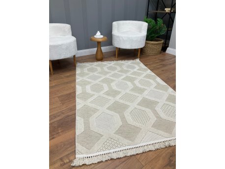 Conceptum Hypnose Tepih u bež boji Tasarım Geometrik 100 x 200 (514SRZ19169)