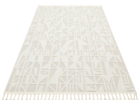 Conceptum Hypnose Tepih u krem boji Yeni Bukle Geometik 100 x 200 (514SRZ2097)