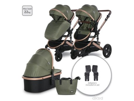 LORELLI BERTONI LORELLI KOLICA ZA BEBE 2u1 BOSTON - LODEN GREEN