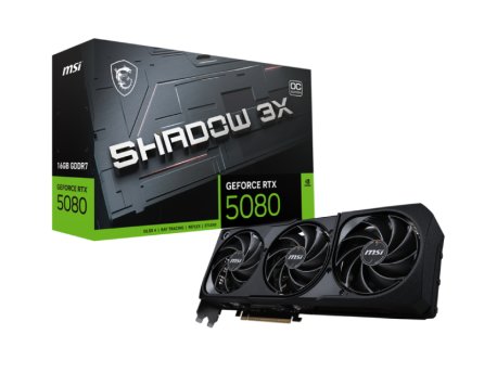 MSI NVidia GeForce RTX 5080 16GB 256bit GeForce RTX 5080 16G SHADOW 3X OC