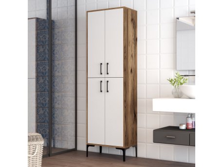 HANAH HOME Berlin A Walnut White komoda