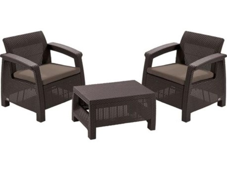 KETER Baštenski set Corfu weekend braon CU 258953