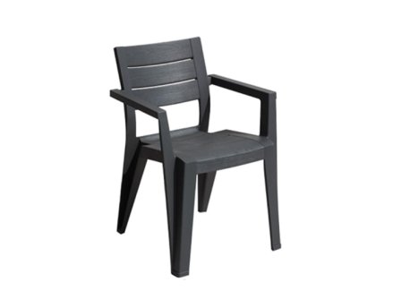 KETER Stolica Julie Dinning Grafit CU 246188