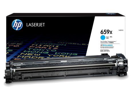 HP 659X High Yield Cyan Original LaserJet Toner Cartridge, W2011X