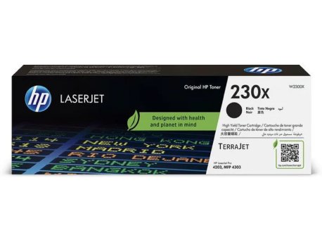 HP 230X Black Original LaserJet Toner Cartridge, W2300X