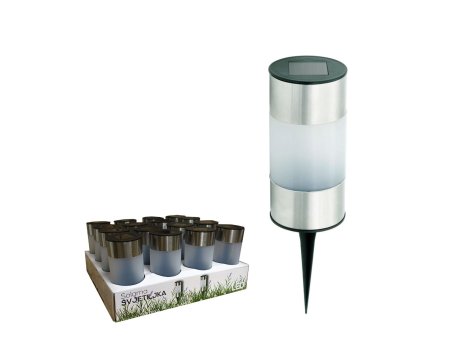 Denis Led solarna lampa 22 cm