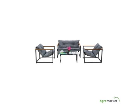 Green Bay Plato baštenski set sa jastucima
