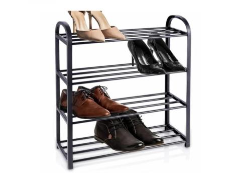 Vilde Metalni stalak za obucu na 3 nivoa 57 x 28 x 55 cm
