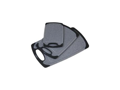 KESPER KSP30790 Kuhinjski set 3 daske za sečenje sivo- crne boje