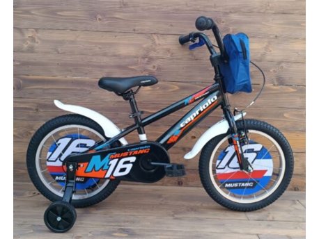 CAPRIOLO BMX 16''HT MUSTANG crno-crveno