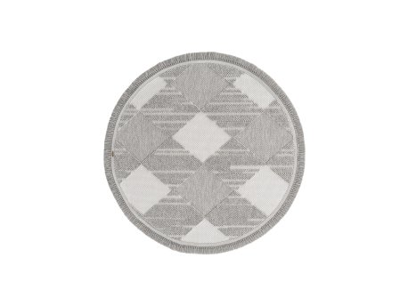 Conceptum Hypnose Vera 1458 Grey okrugli tepih 120 cm (860BLN2333)