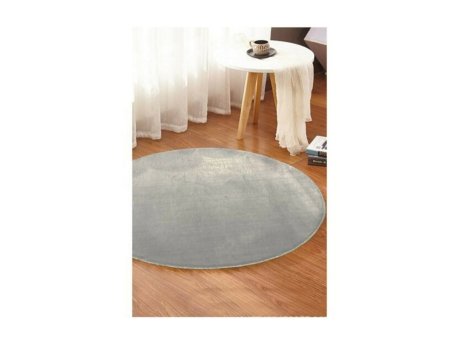 Conceptum Hypnose Hmfpufy 3 Svetlo sivi okrugli tepih 120 cm (916HFT1191)