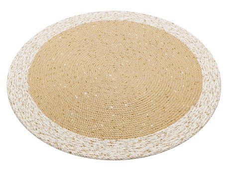 Conceptum Hypnose Okrugli tepih Ptn 02 Natural White 120 x 120 (271EKH2244)
