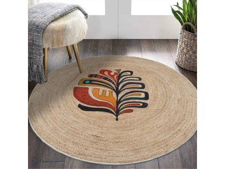 Conceptum Hypnose Okrugli tepih krem Woopamuk531 120 x 120 (599HFT5478)