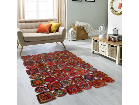 Conceptum Hypnose Tepih 00009A Multicolor 120 x 180 (932ELT2003)