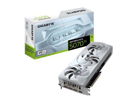 GIGABYTE NVidia GeForce RTX 5070 Ti EAGLE ICE 16GB 256bit GV-N507TEAGLEOC ICE-16GD rev. 1.0 grafička karta