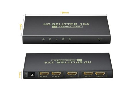 Xwave Xwave Adapter HDMI 2.0 Spliter 8K,1-in 8-out,Activ