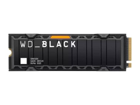 WESTERN DIGITAL 4TB, M.2 NVMe SSD Gen4, SN850X Black + Heatsink (WDS400T2XHE)