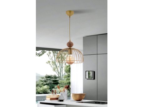 OPVIQ Visilica Dorris Wood Gold Natural