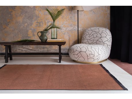 Conceptum Hypnose Tepih Fringed Woven Brown 120 x 180 (652MRN1140)