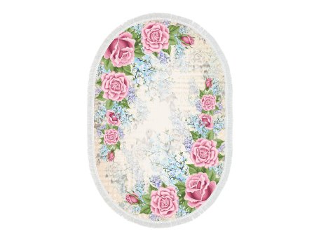 Conceptum Hypnose Tepih Mu174 Cvetni print (Oval) 120 x 180 (955ANR2488)