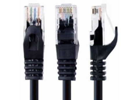 GEMBIRD PP6U-0.5M/BK Mrezni kabl, CAT6 UTP Patch cord 0.5m black