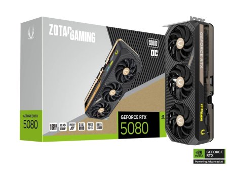 ZOTAC GeForce RTX 5080 SOLID OC 16GB GDDR7 256bit ZT-B50800J-10P