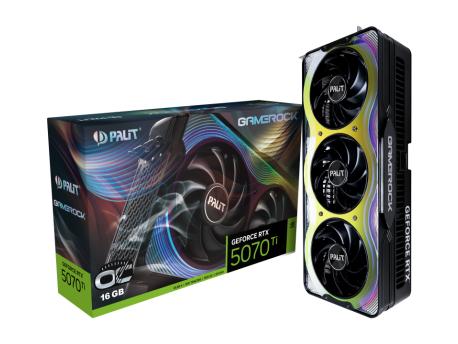 PALIT GeForce RTX 5070 Ti GameRock OC 16GB GDDR7 256bit NE7507TH19T2-GB2030G