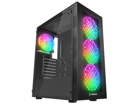 RAMPAGE Plaid V1 Mesh Black Mid Tower kućište