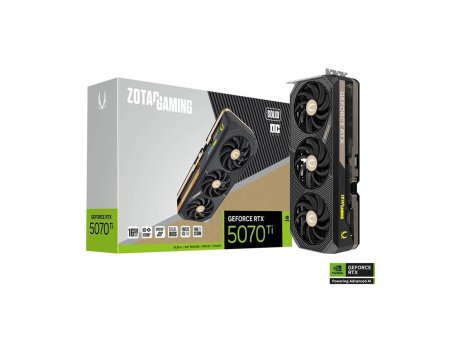 ZOTAC GAMING GeForce RTX 5070 Ti SOLID OC 16GB GDDR7 ZT-B50710J-10P