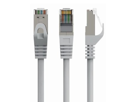 GEMBIRD PP6A-LSZHCU-1M Mrezni kabl, SFTP CAT.6A BAKARNI LSZH Patch cord 1m Grey