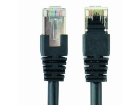 GEMBIRD PP22-0.5M/BK Mrezni kabl FTP Cat5e Patch cord, 0.5m black