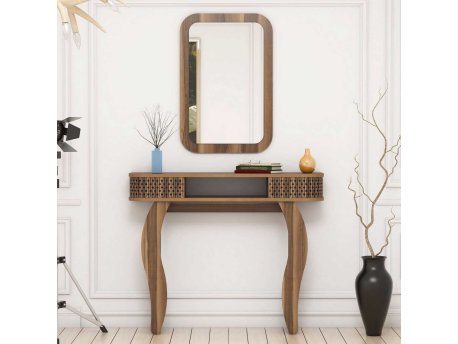 HANAH HOME Damla Walnut