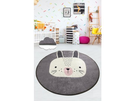 Conceptum Hypnose Okrugli multicolor tepih Bunny 140 cm (876CHL1312)