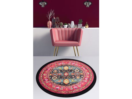 Conceptum Hypnose Multicolor okrugli tepih Otantik 140 cm (882CHL1908)