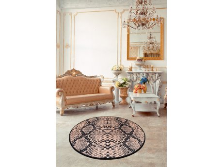 Conceptum Hypnose Okrugli multicolor tepih Snake 140 cm (882CHL1109)
