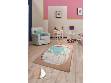 Conceptum Hypnose Tepih Elephants Bike Beige 140 x 190 (876CHL1084)