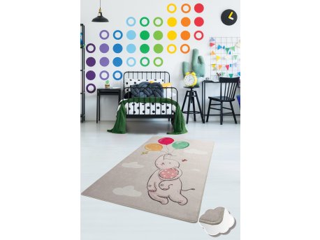 Conceptum Hypnose Dečiji tepih Balloons Grey 140 x 190 (876CHL1092)