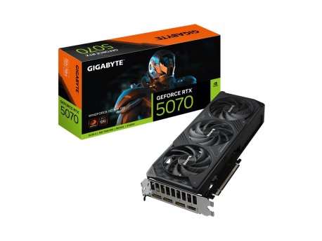 GIGABYTE NVidia GeForce RTX 5070 WINDFORCE 12GB 192bit GV-N5070WF3OC-12GD