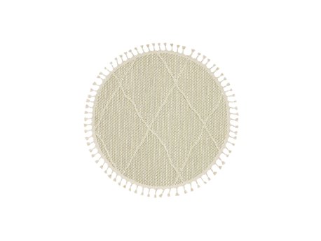 Conceptum Hypnose Okrugli tepih Elit 02 Beige 150 cm (860BLN1207)