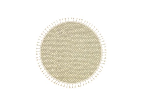 Conceptum Hypnose Okrugli tepih Elit 12 Beige 150 cm (860BLN1494)
