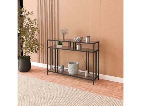 HANAH HOME Venedik 100 Black Fume Glass