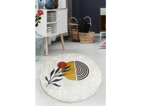 Conceptum Hypnose Okrugli multicolor tepih Le Soleil 140 x 140 (510CHL1194)
