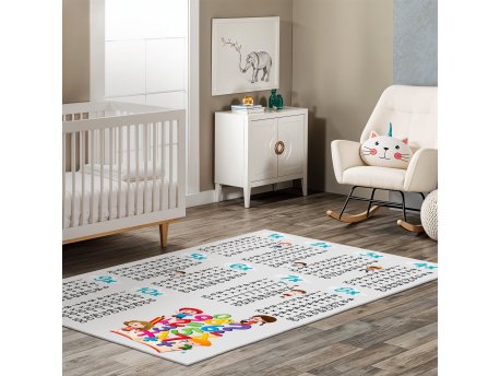 Conceptum Hypnose Dečiji beli tepih HMNT467 60 x 100 (477HFT1246)