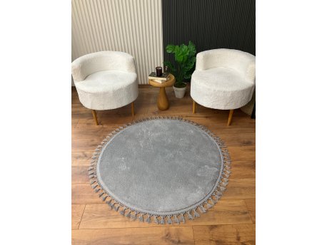 Conceptum Hypnose Okrugli tepih 1414 Grey 60 x 60 (514SRZ1435)