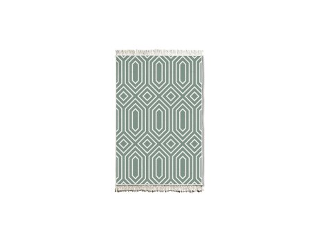 Conceptum Hypnose Zeleno - beli tepih Klm0104 60 x 90 (742TMA8372)